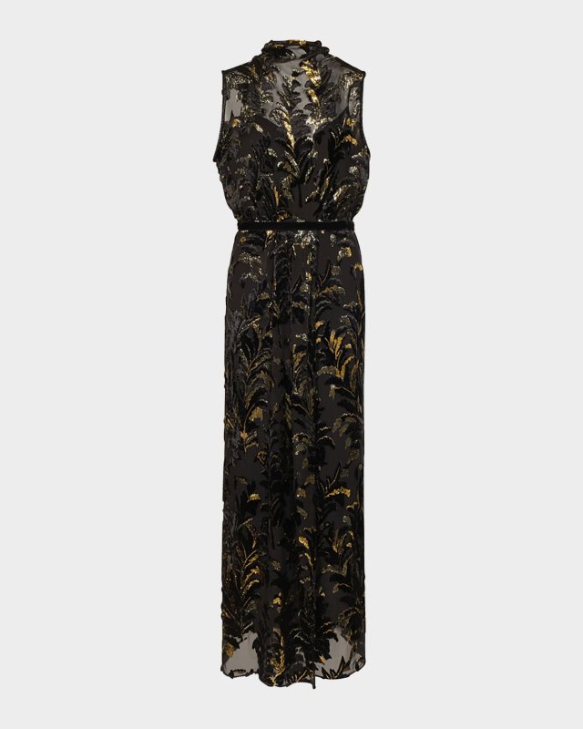 Fancy Sea Sequin Maxi Dress